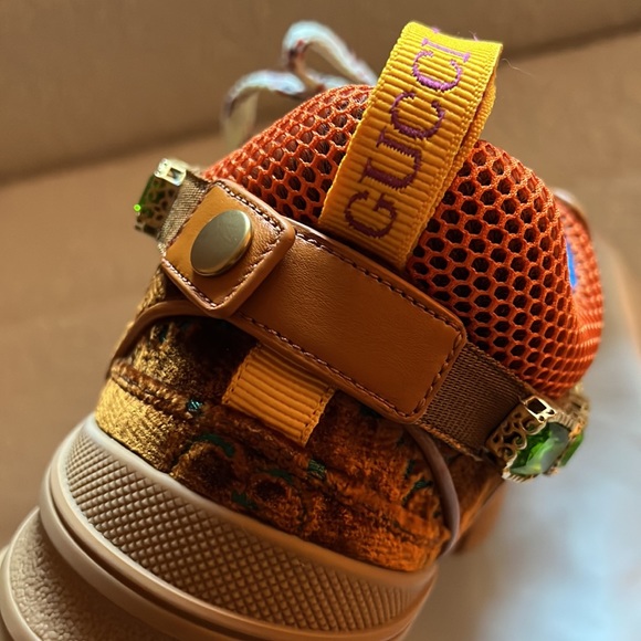 Gucci crystal Chunky sneakers - Picture 6 of 11